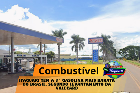Itaguari-Go tem a 3° Gasolina mais barata do Brasil